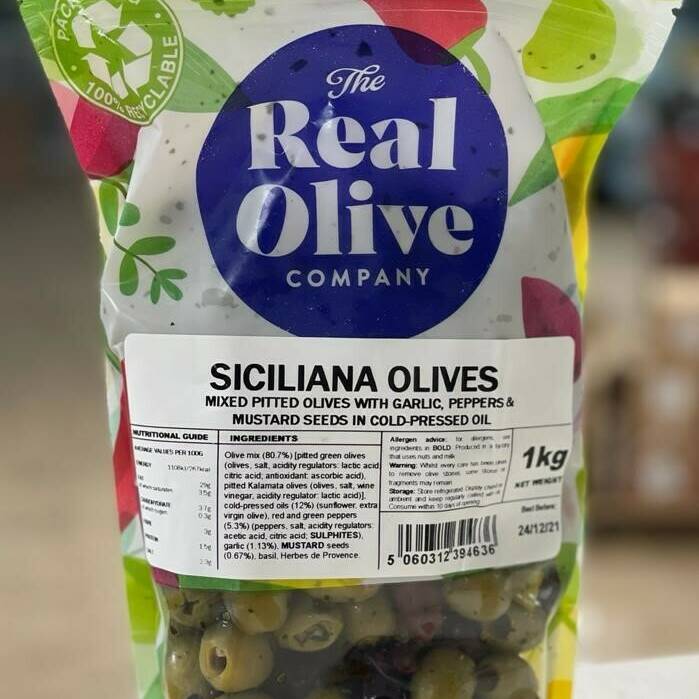 Siciliana Olives (1kg)