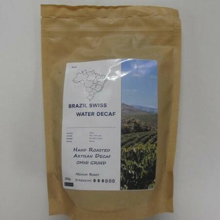 Dwyfor Coffee - Brazilian Swiss Decaffeinated Ground Coffee 250g