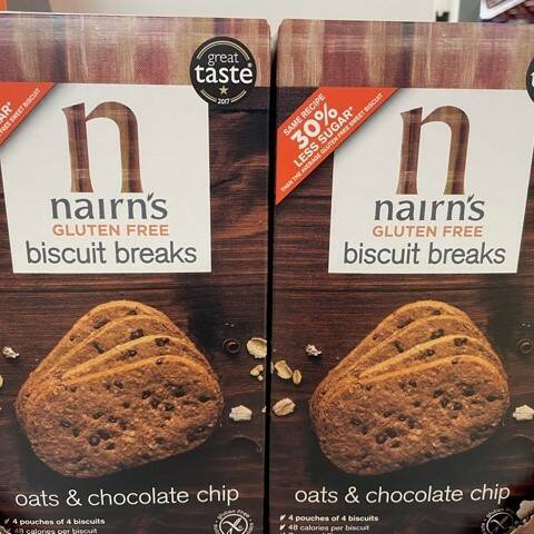 Nairns Gluten Free Chocolate Biscuit Breaks