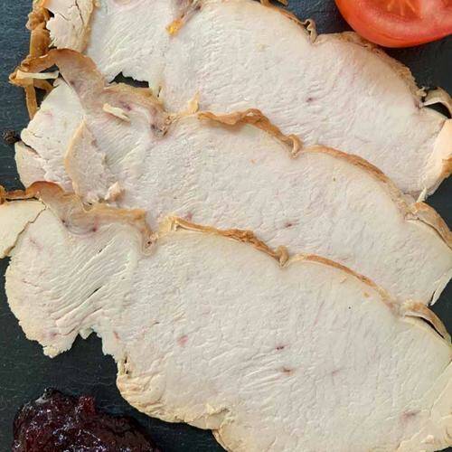 Cigoedd Y Llain - Cooked Thick Sliced Turkey 150g