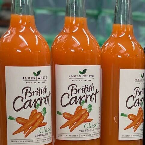 James White British Carrot Juice 750ml
